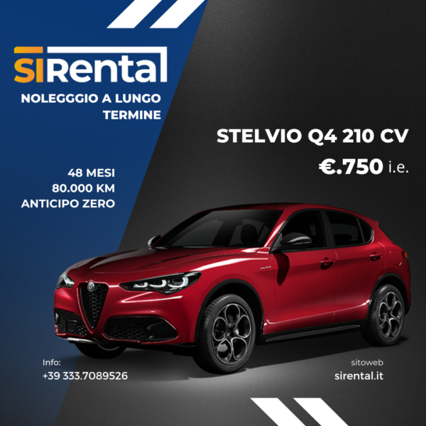 Noleggio Auto Stelvio Q4 210 CV